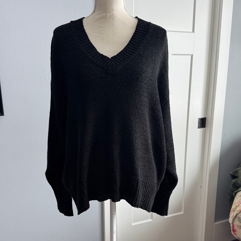 Wishlist Black V-Neck Sweater